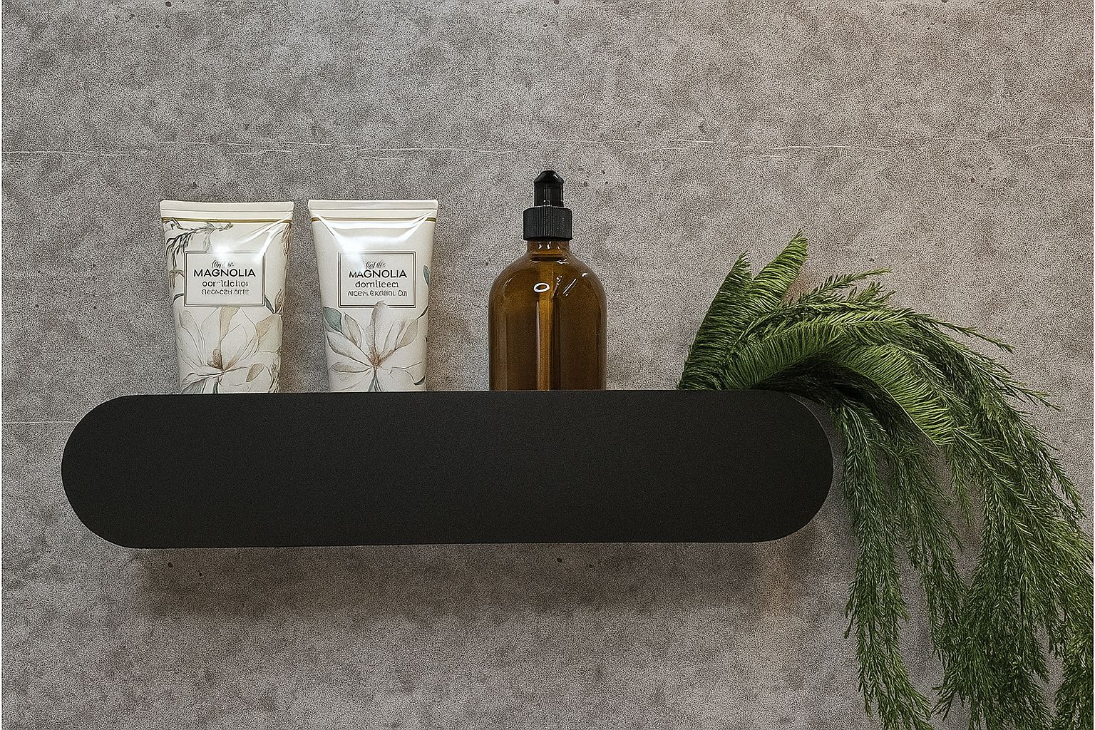 Medium Ovalo Bathroom Shelf - MET - AL