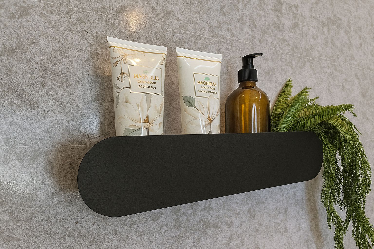 Medium Ovalo Bathroom Shelf - MET - AL