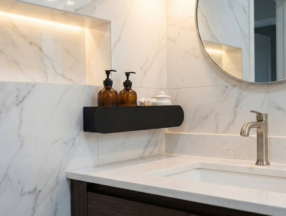 Medium Ovalo Bathroom Shelf - MET - AL