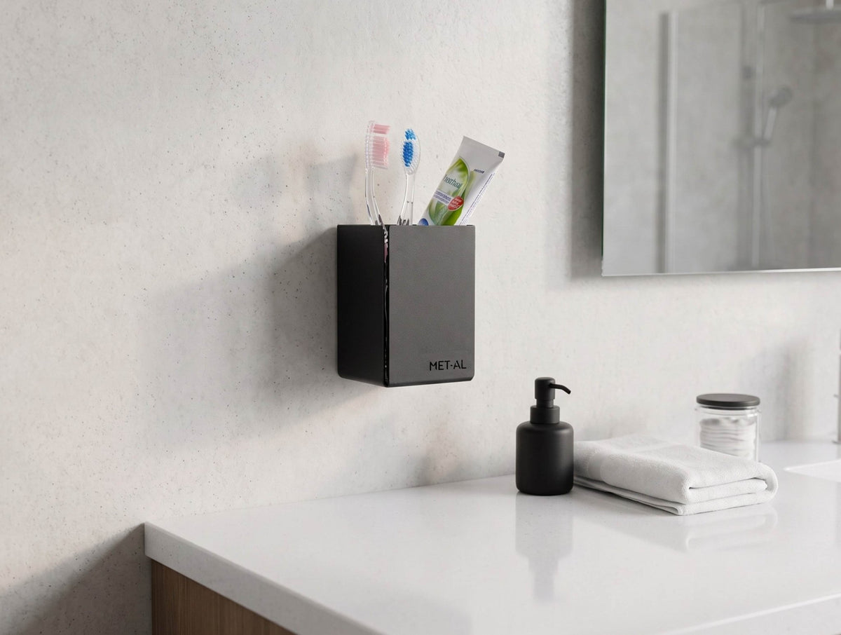 Metal Toothbrush Holders - MET-AL