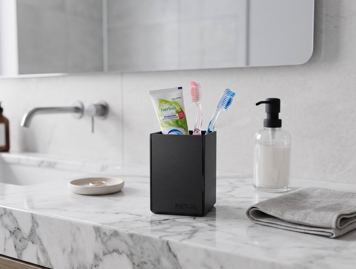Metal Toothbrush Holders - MET-AL