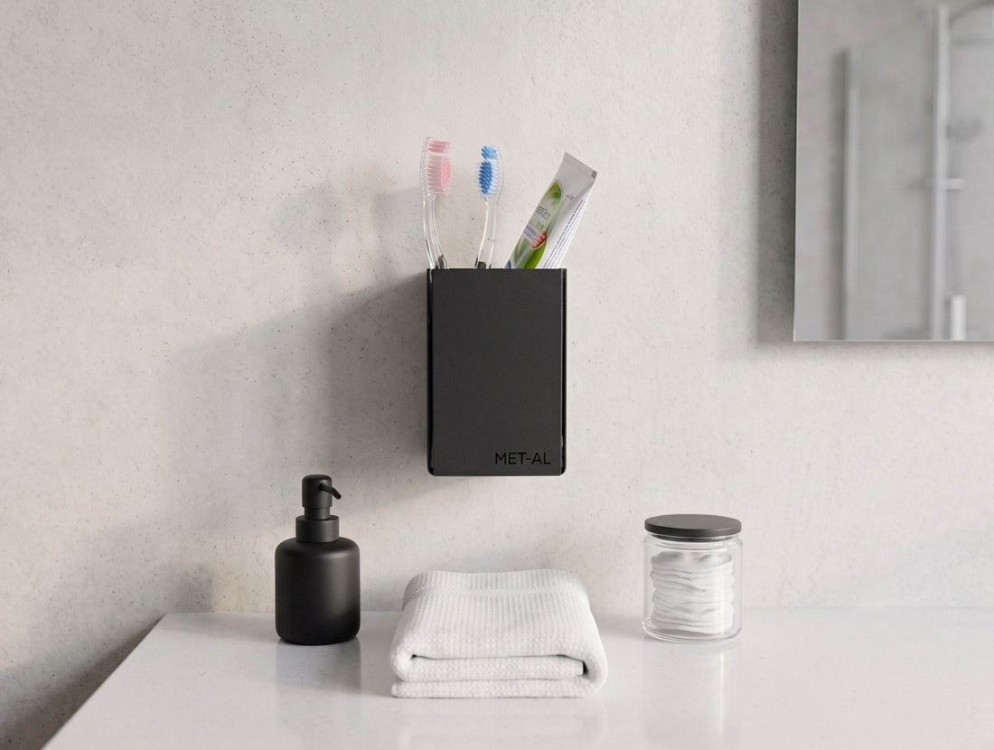 Metal Toothbrush Holders - MET-AL