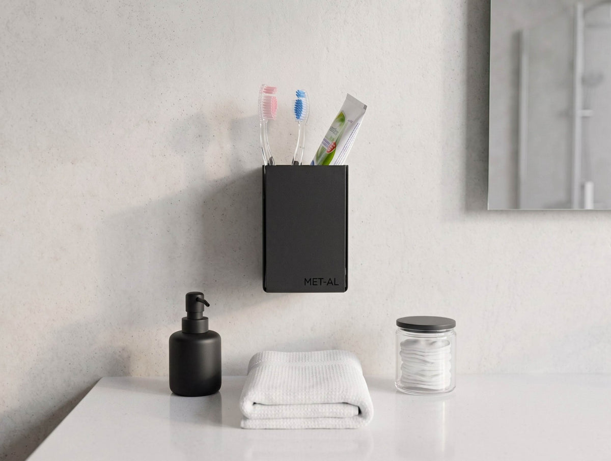 Metal Toothbrush Holders - MET-AL