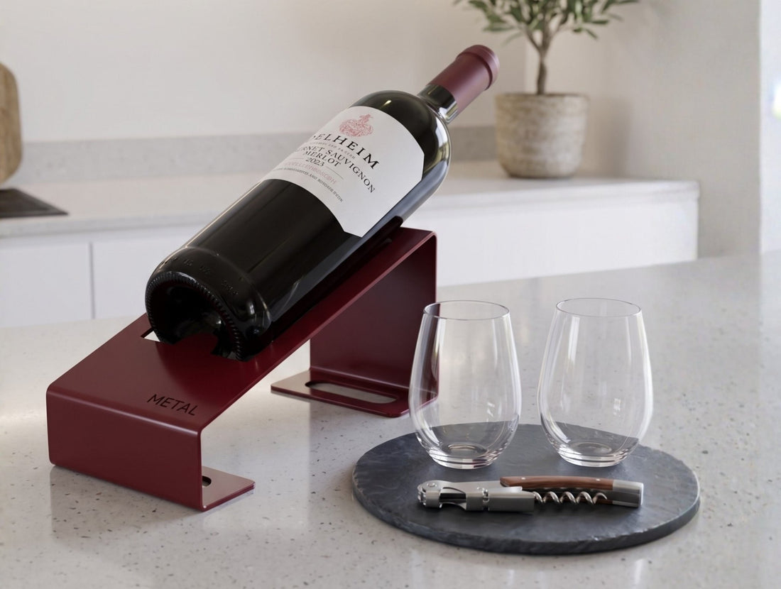 Metal Wine Bottle Holder - MET-AL