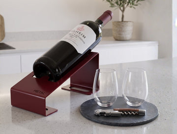 Metal Wine Bottle Holder - MET-AL