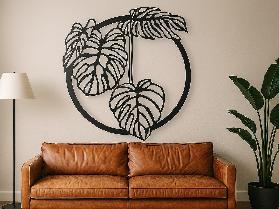 Monstera Moments Metal Wall Art - MET - AL