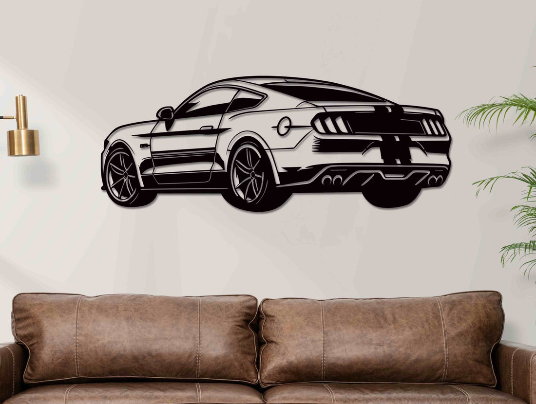 Mustang GT Metal Wall Art - MET - AL