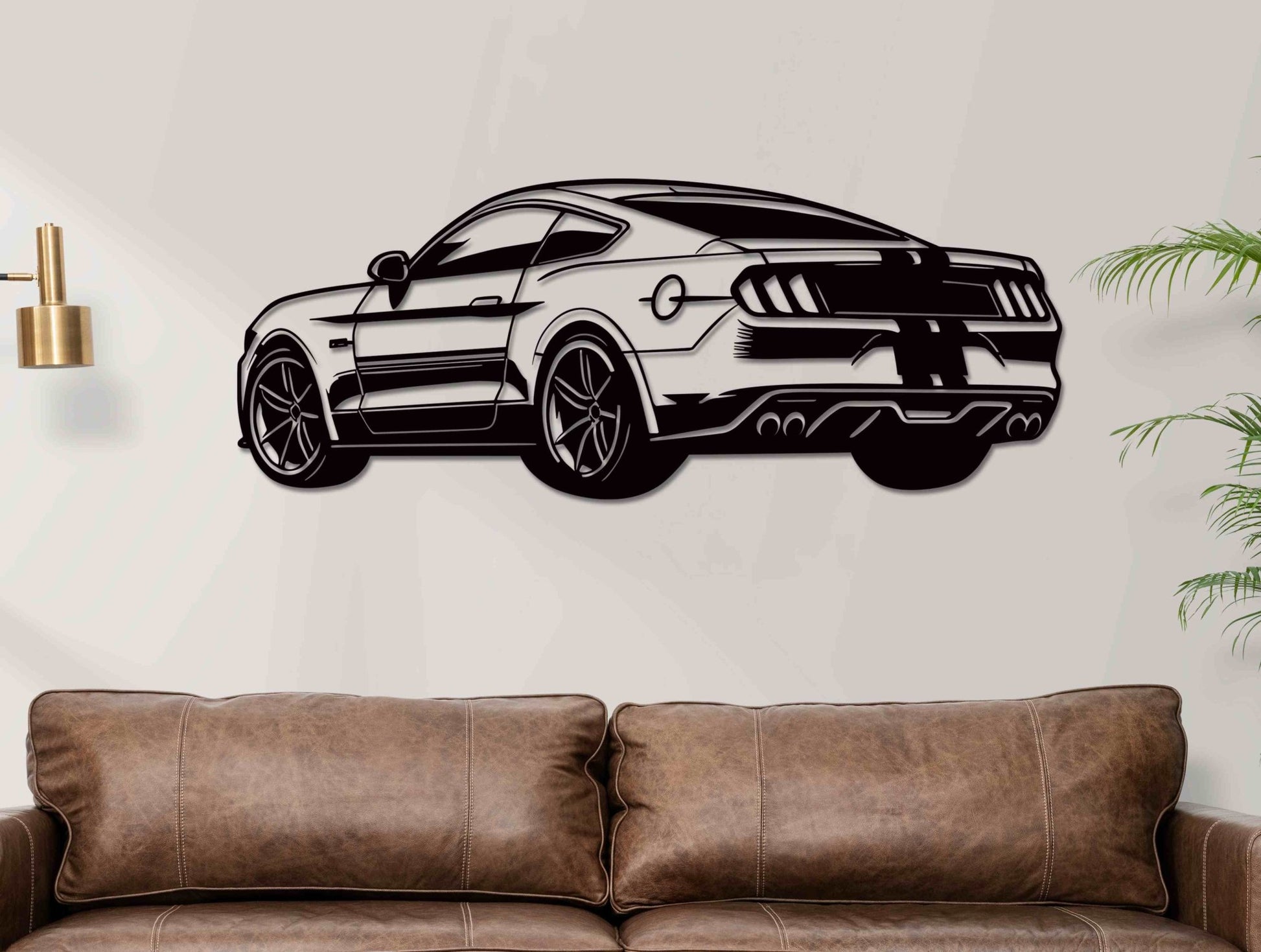 Mustang GT Metal Wall Art - MET - AL