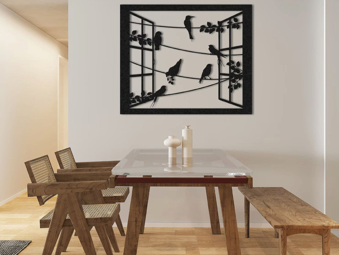 Nature’s Glimpse Metal Wall Art - MET - AL