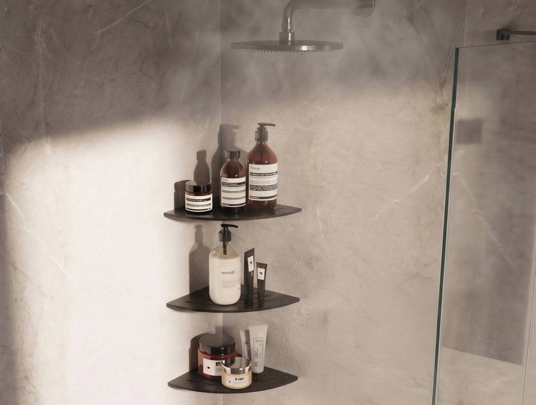 Nova Corner Shower Shelf - MET - AL