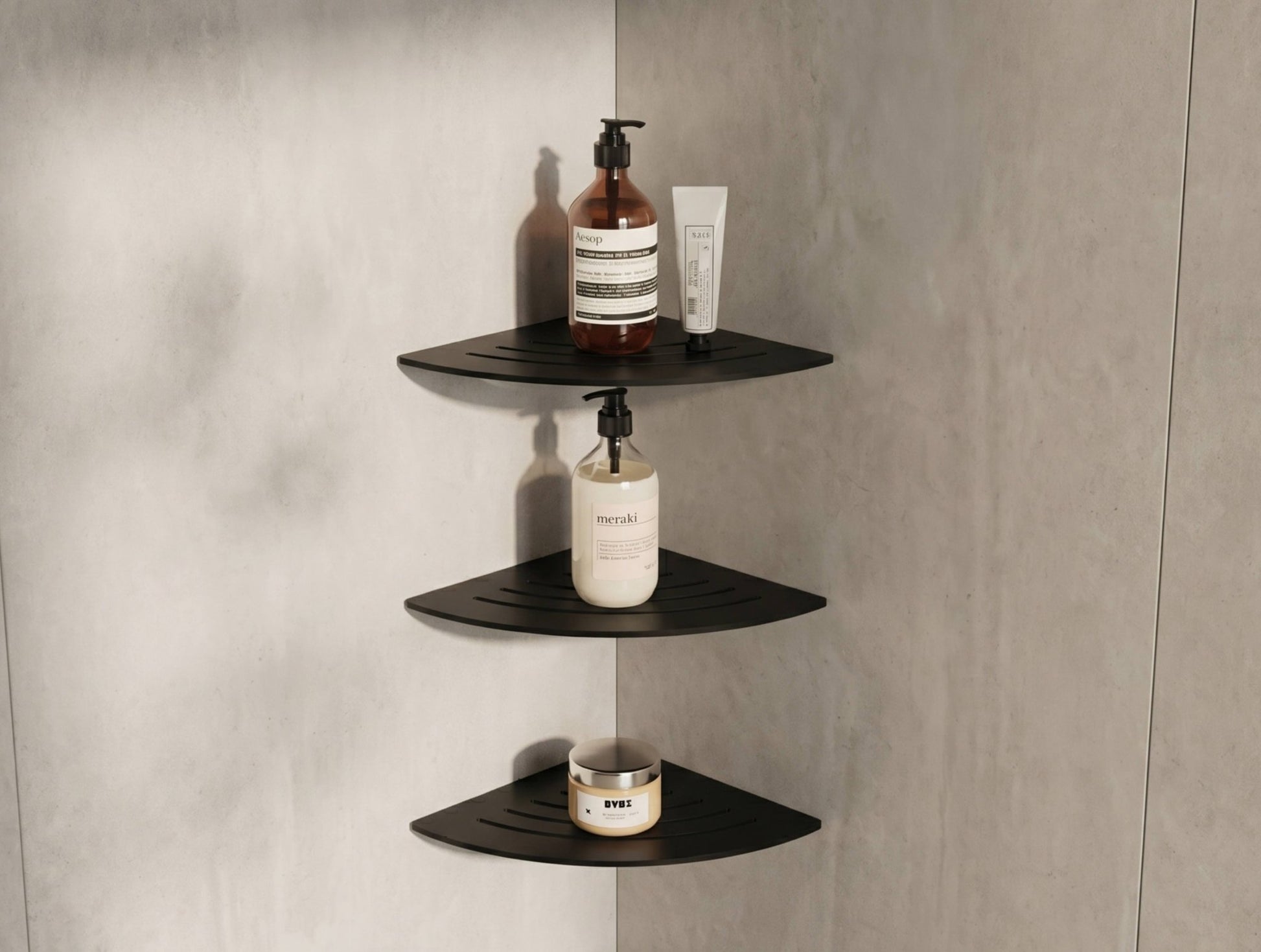 Nova Corner Shower Shelf - MET - AL