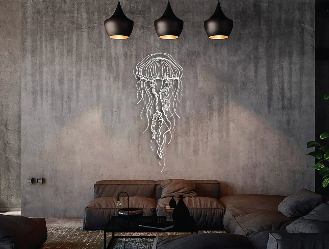 Ocean Lace Metal Wall Art - MET - AL