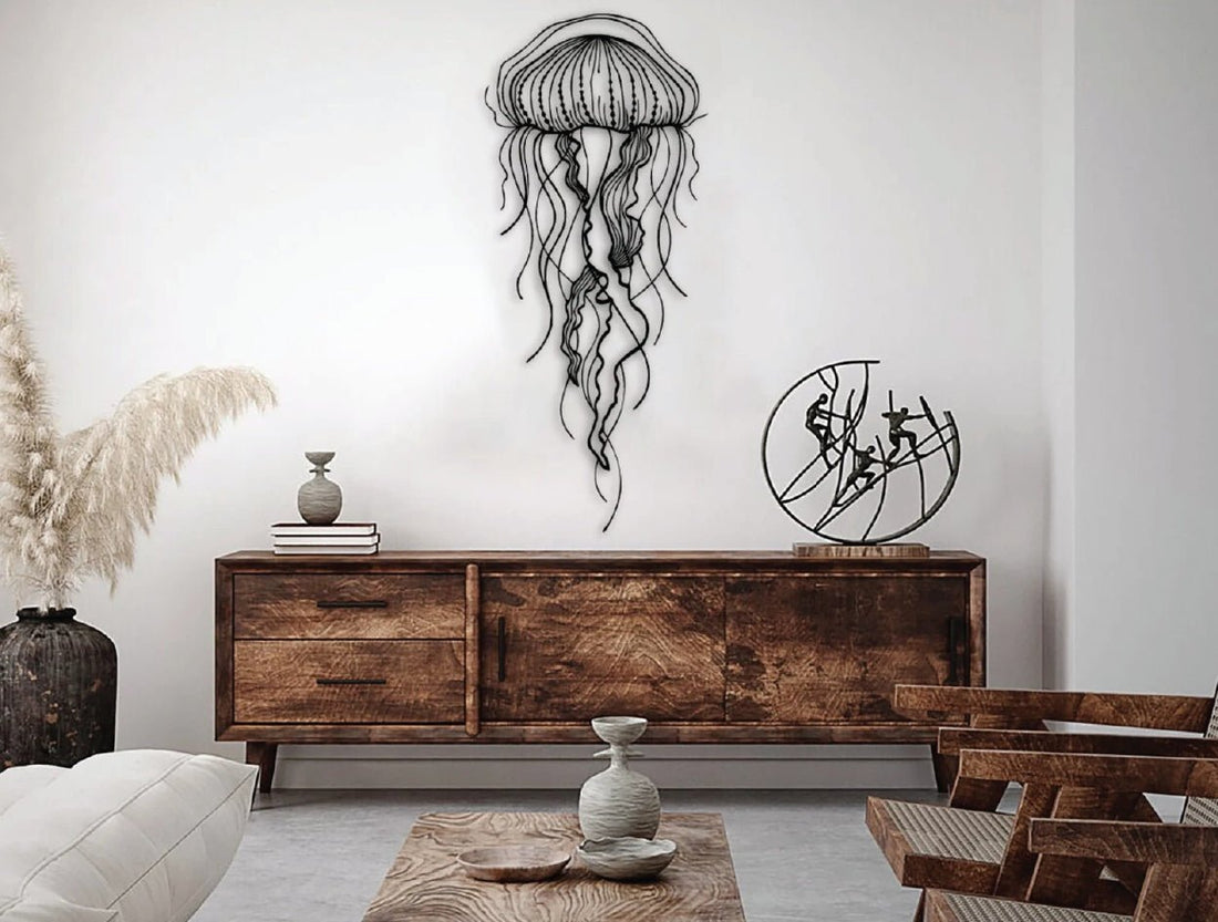 Ocean Lace Metal Wall Art - MET - AL