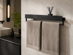 Onyx Towel Holder & Shelf - MET-AL