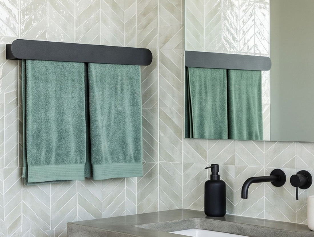 Ovalo Range Metal Bath Towel Holder - MET-AL
