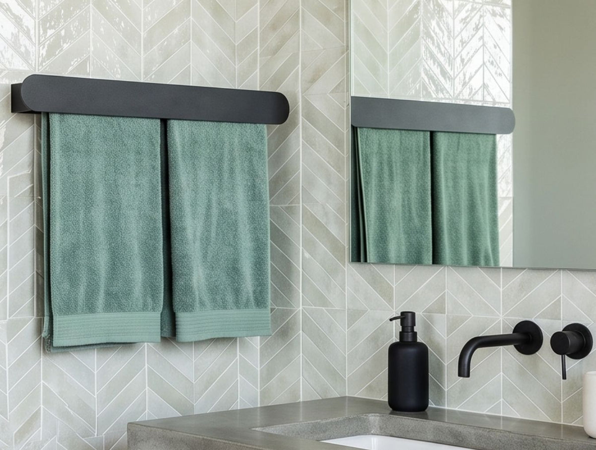 Ovalo Range Metal Bath Towel Holder - MET-AL