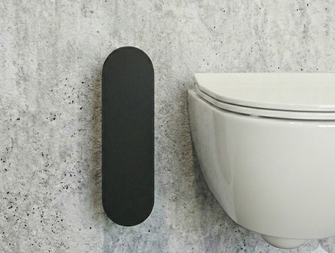 Ovalo Toilet Brush Holder - MET - AL