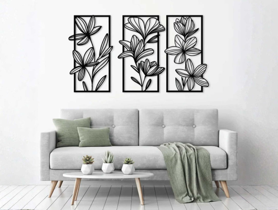 Petal Symphony Metal Wall Art - MET - AL