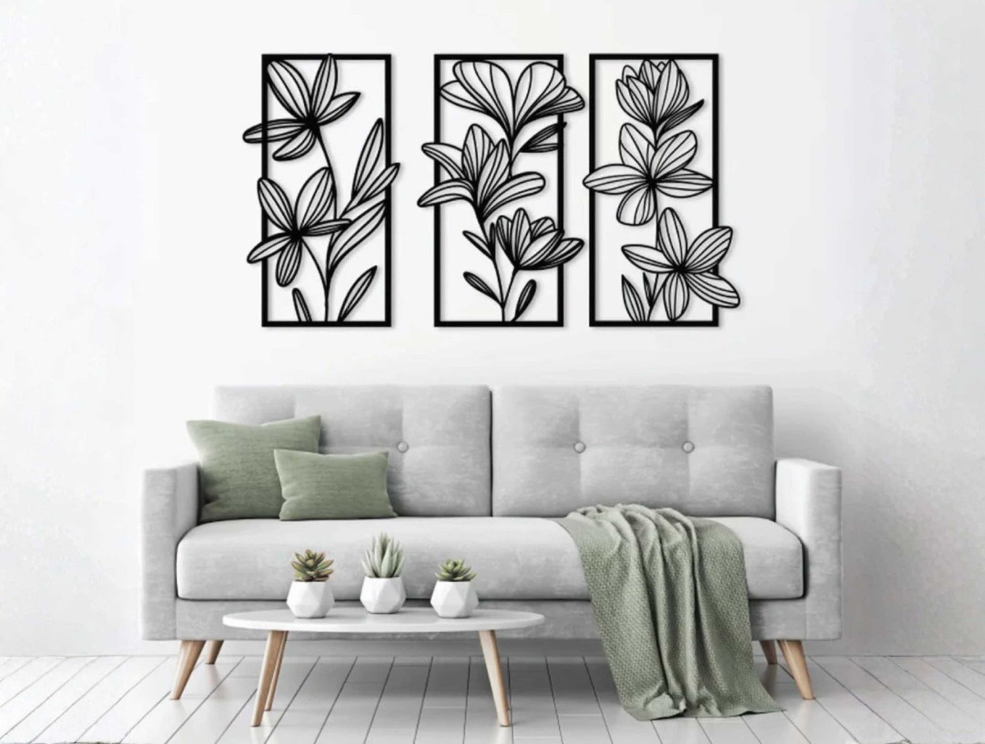 Petal Symphony Metal Wall Art - MET - AL