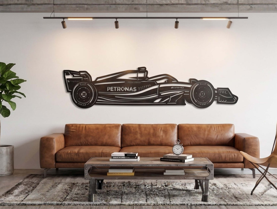Petronas Side View Metal Wall Art - MET - AL