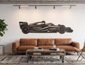 Petronas Side View Metal Wall Art - MET - AL