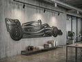 Petronas Side View Metal Wall Art - MET - AL