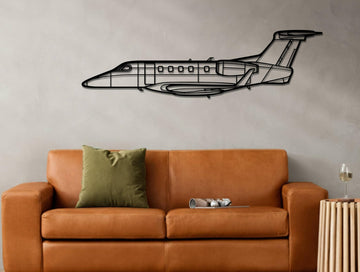 Phenom 300 Silhouette Metal Wall Art - MET - AL