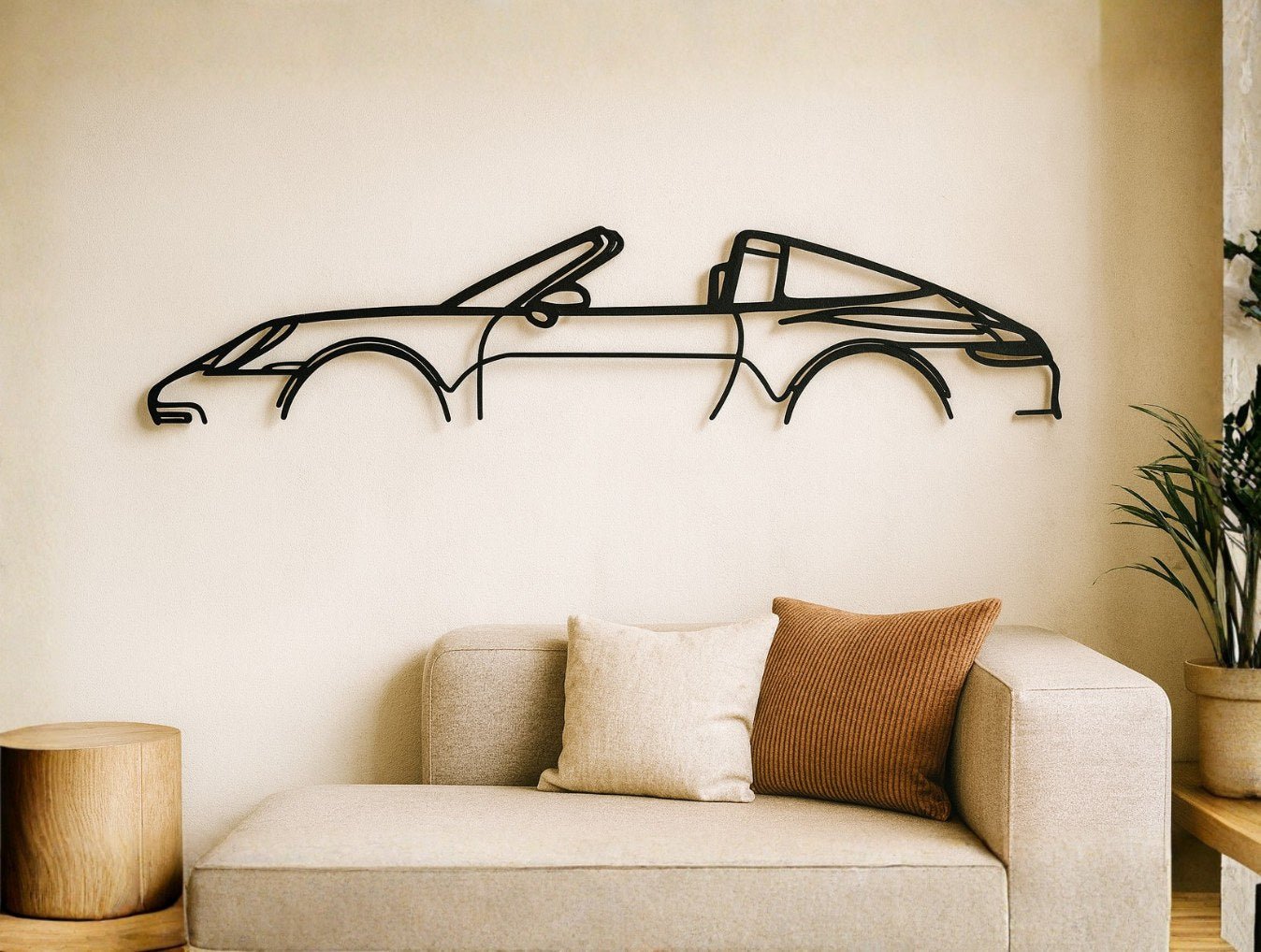 Porsche Targa 922 Metal Wall Art - MET - AL