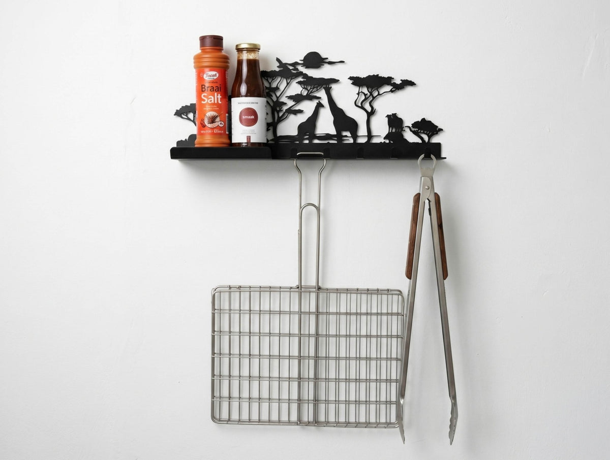 Safari Braai Utensil Holder - MET - AL