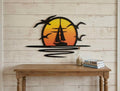 Sailing Sunset Metal Wall Art - MET-AL