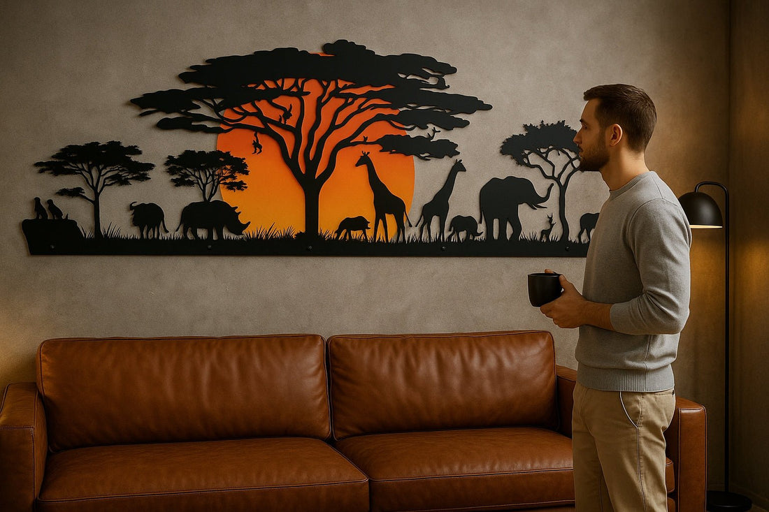 Savanna Sunset Metal Wall Art - MET - AL