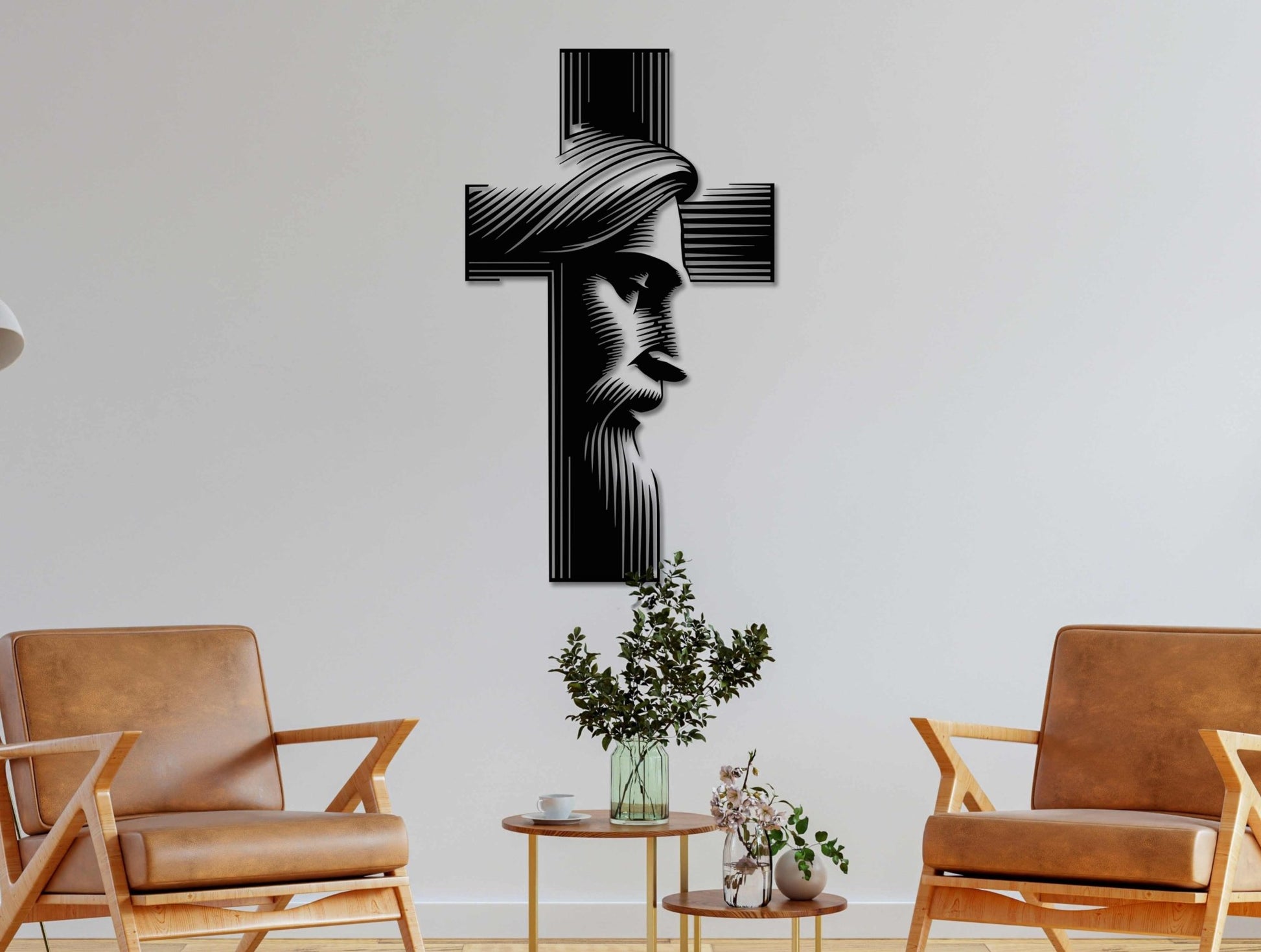 Saviour’s Silhouette Metal Wall Art - MET - AL
