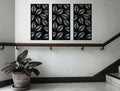Scattered Leaves Decorative Panel - MET - AL