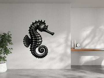 Seahorse Sonata Metal Wall Art - MET - AL