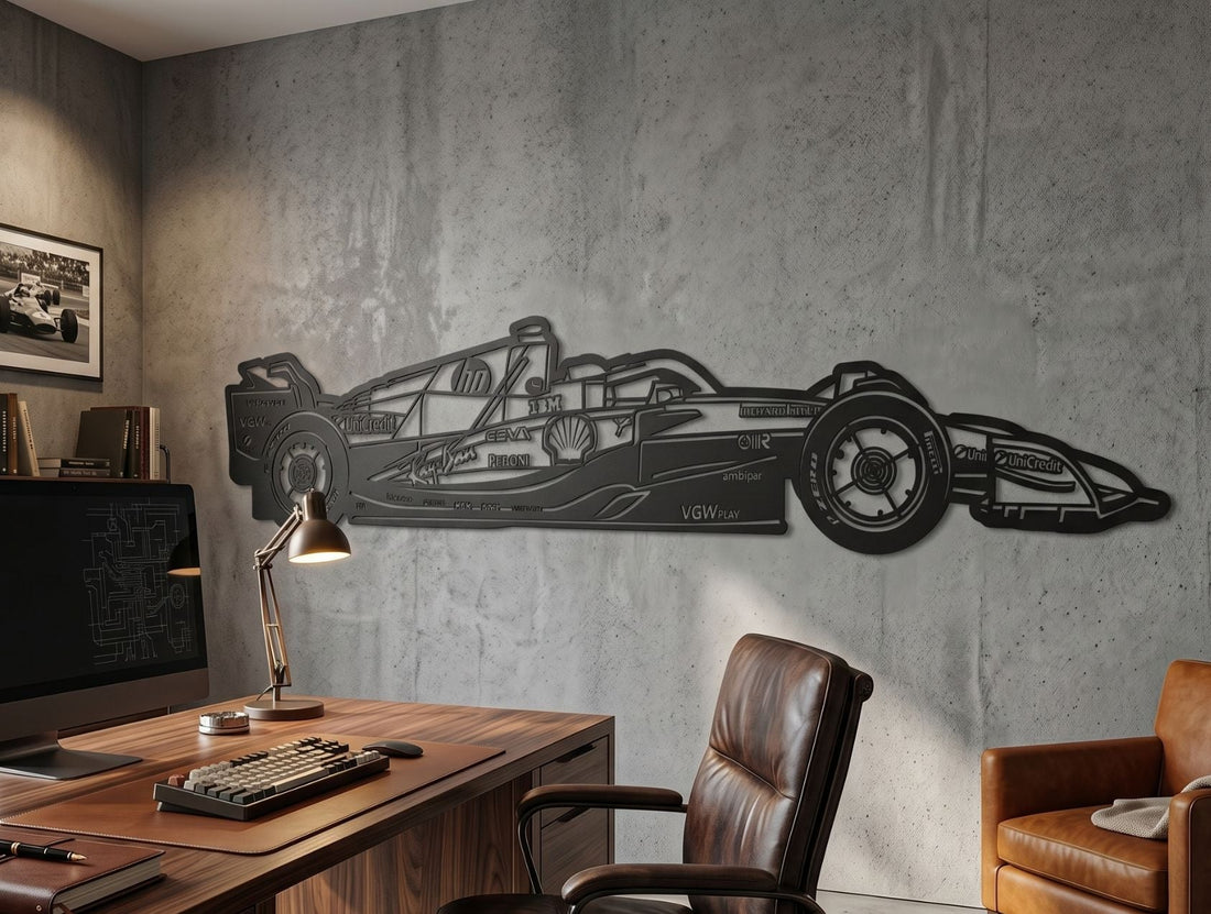 SF - 26 Side View F1 Car Metal Wall Art - MET - AL