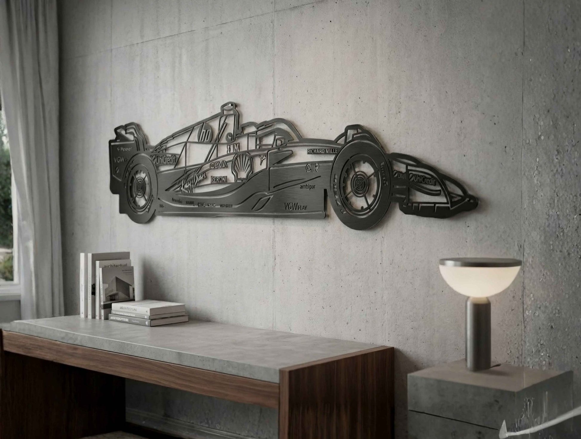 SF - 26 Side View Metal Wall Art - MET - AL