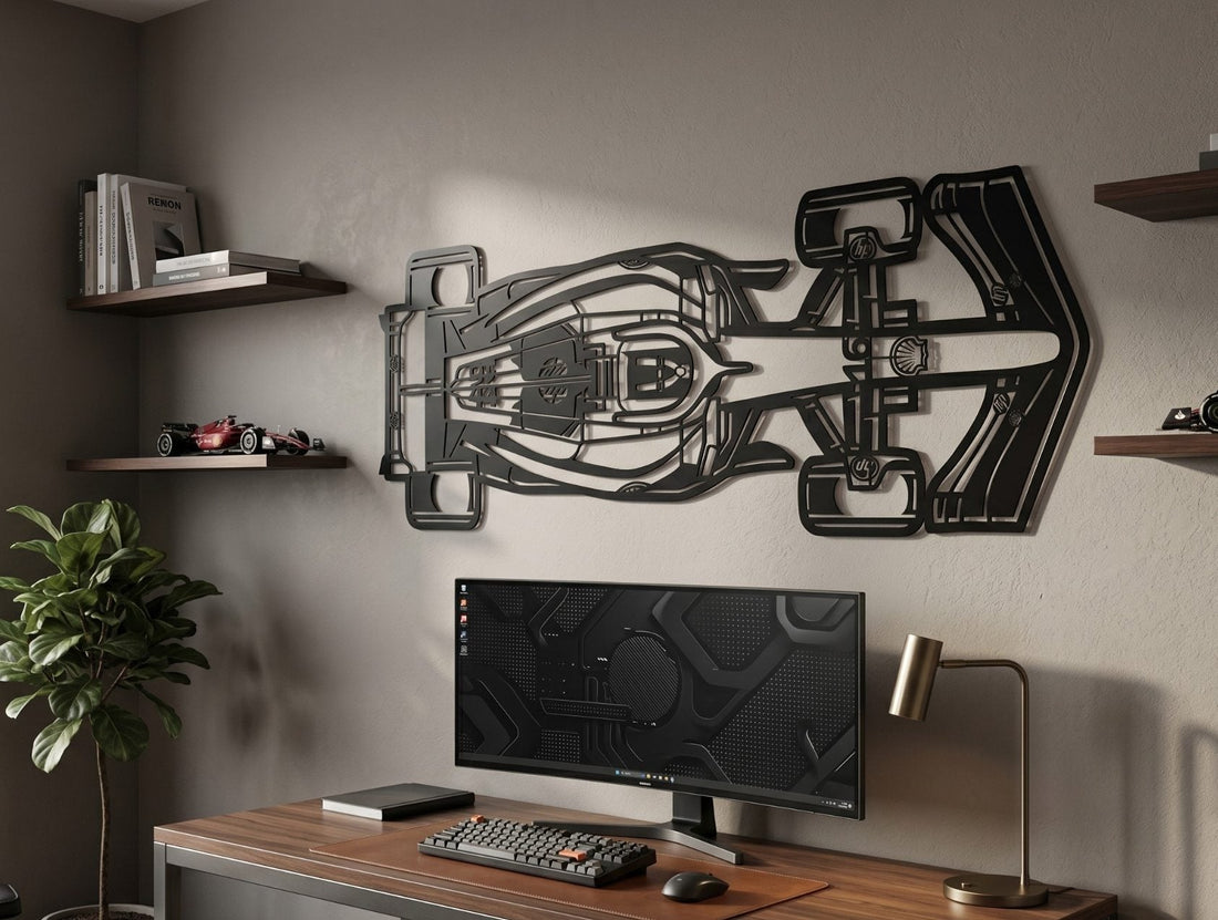 SF - 26 Top View Metal Wall Art - MET - AL