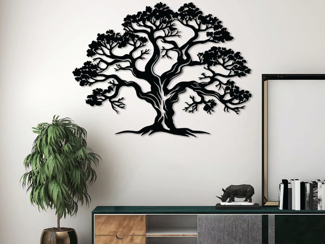 Southern Live Oak Metal Wall Art - MET - AL