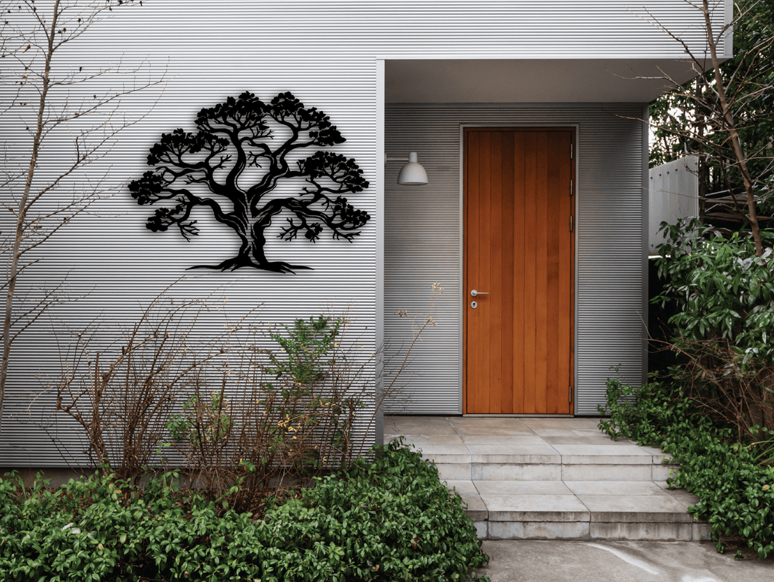 Southern Live Oak Metal Wall Art - MET - AL