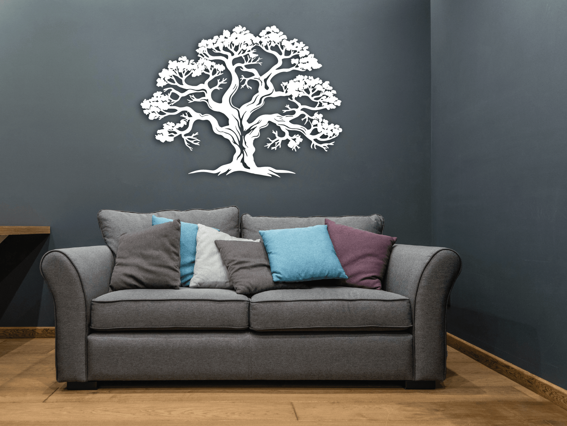 Southern Live Oak Metal Wall Art - MET - AL