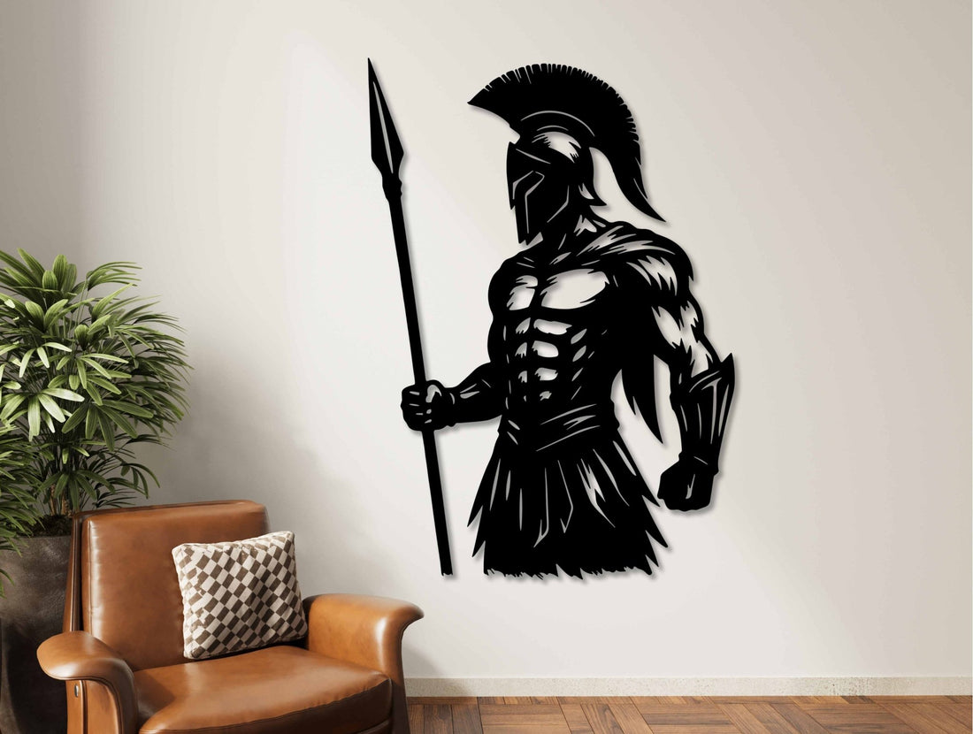 Spartan Metal Wall Art - MET - AL