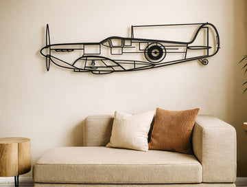 Spitfire Mk. II Metal Wall Art - MET - AL