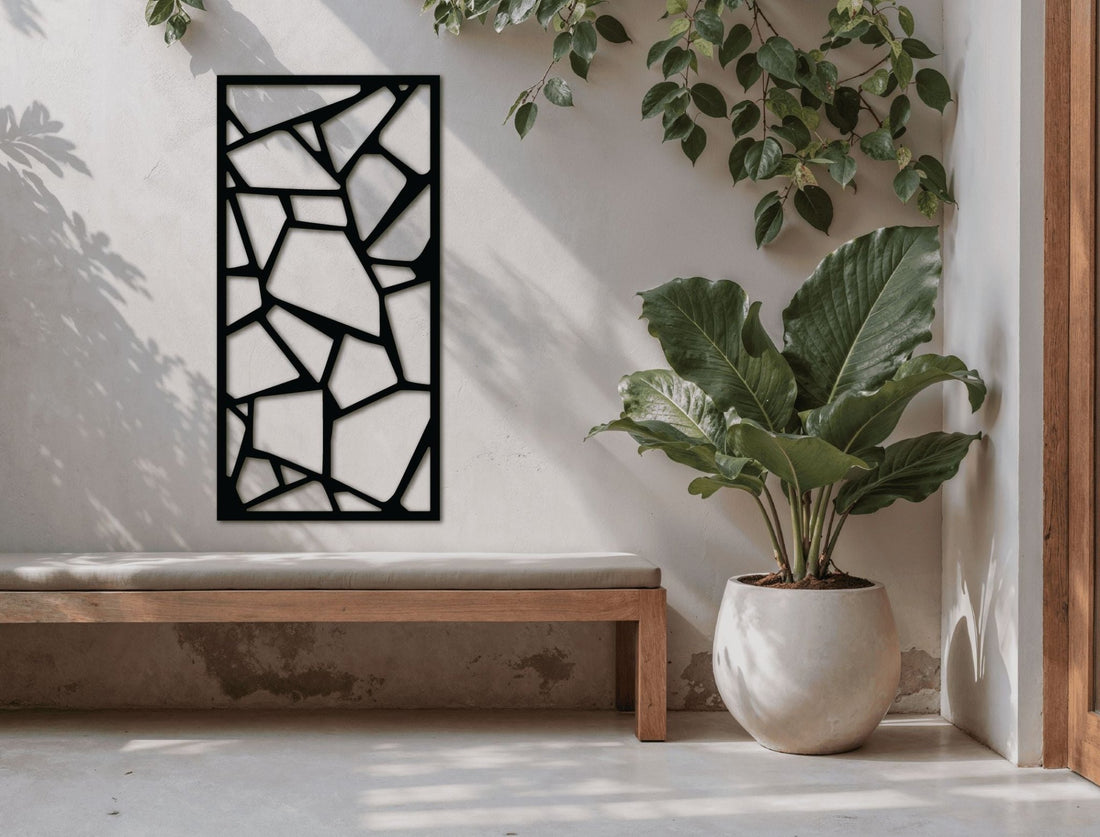 Stone Mosaic Decorative Panel - MET - AL
