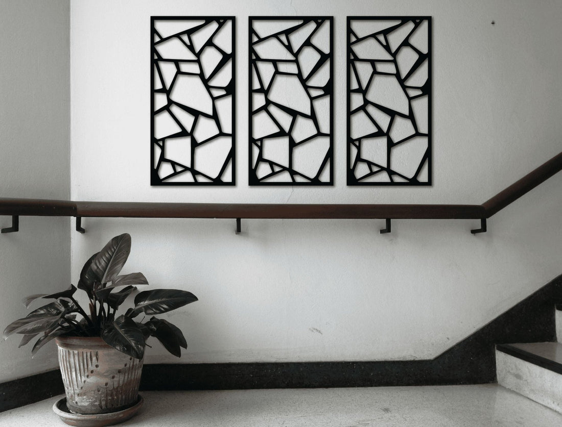 Stone Mosaic Decorative Panel - MET - AL