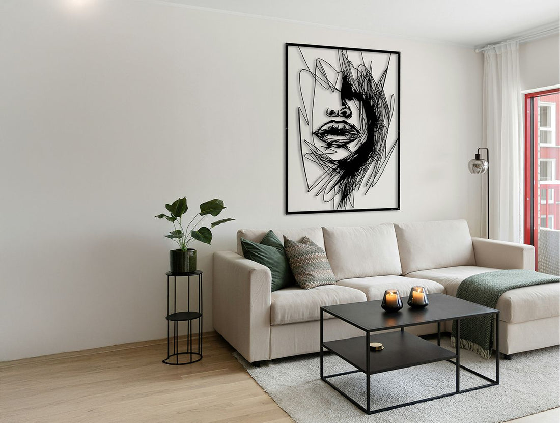 Stroke & Silence Metal Wall Art - MET - AL