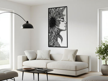 Sunflower Serenade Metal Wall Art - MET - AL