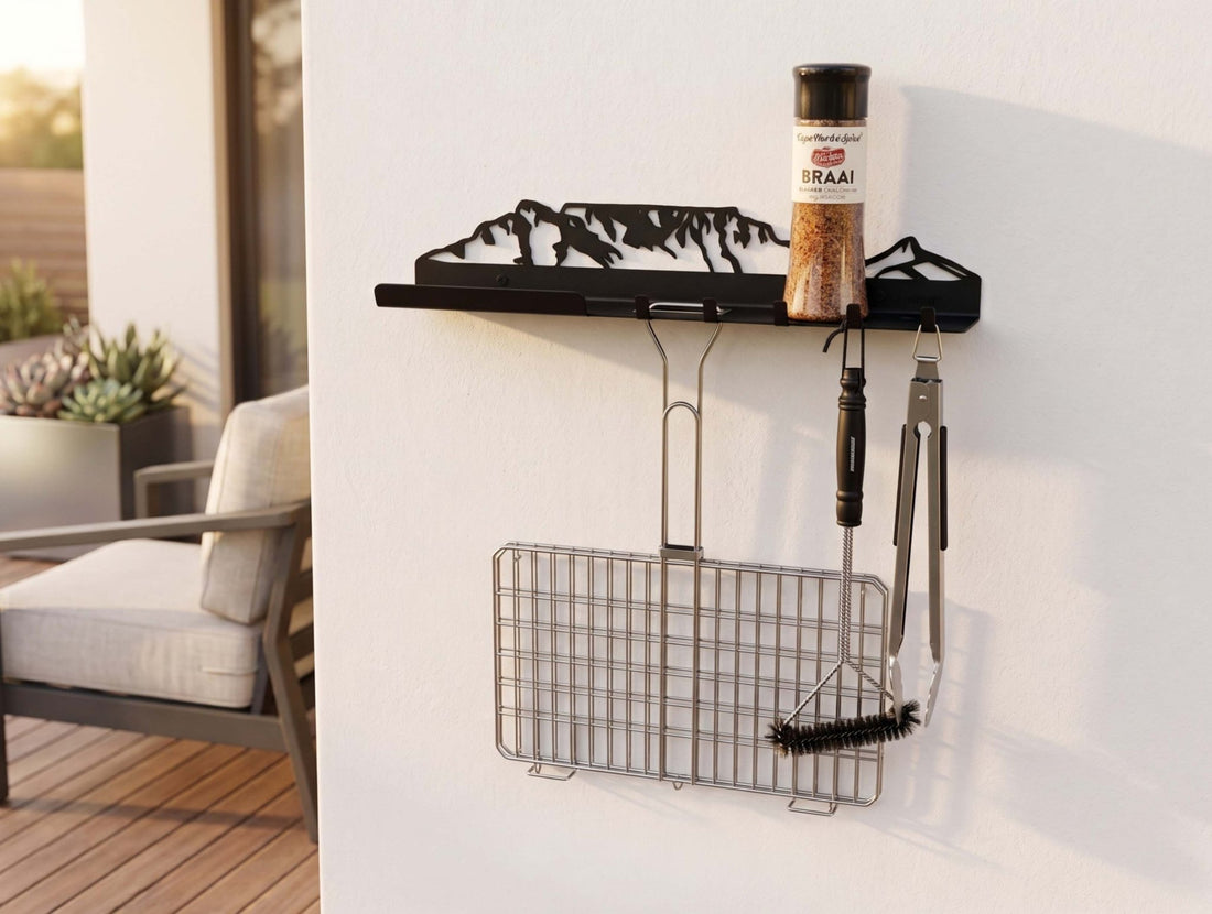 Table Mountain Braai Utensil Holder - MET-AL