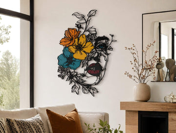 Talia Metal Wall Art - MET - AL