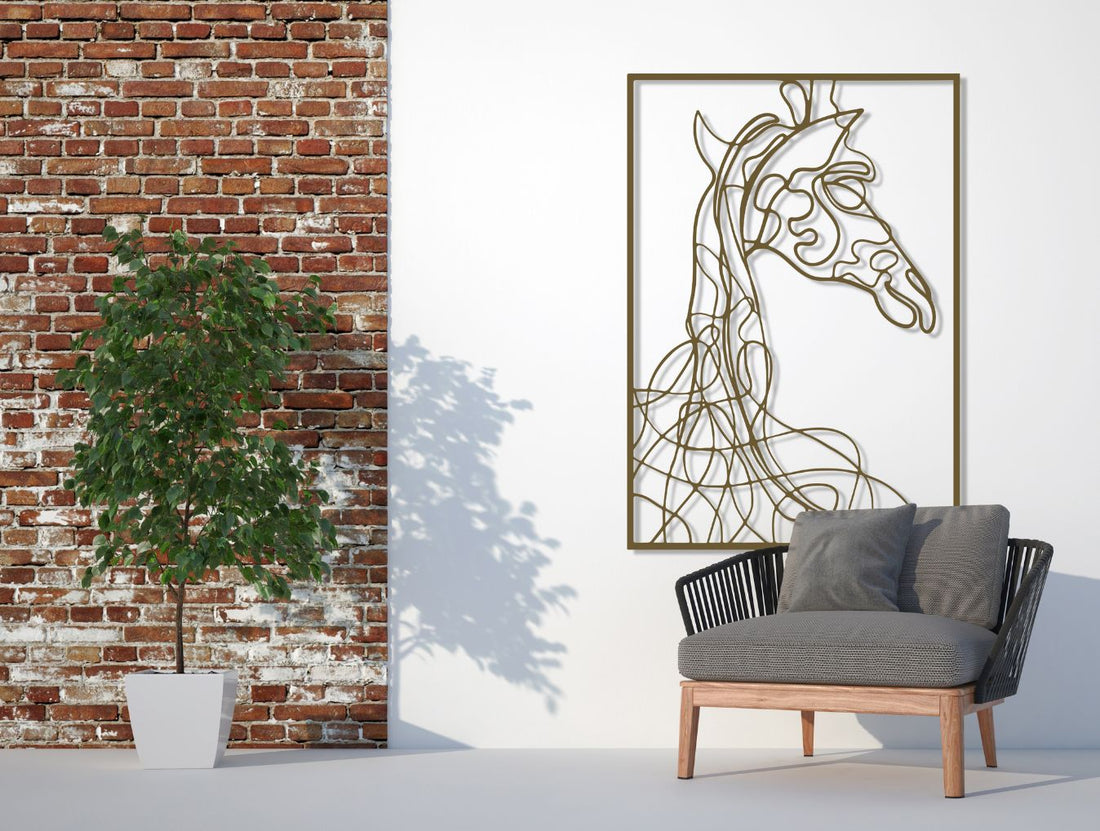 Tangled Tall Metal Wall Art - MET - AL