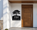 The Acacia Tree Metal House Number - MET - AL